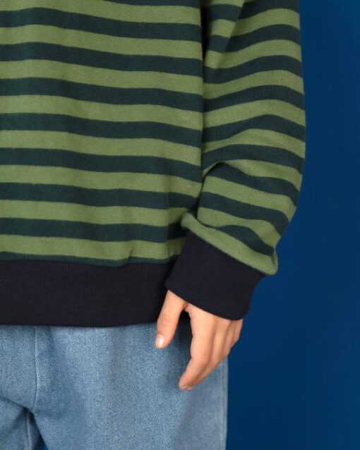 Nixnut - Rel sweater Moss Stripe – Bild 3