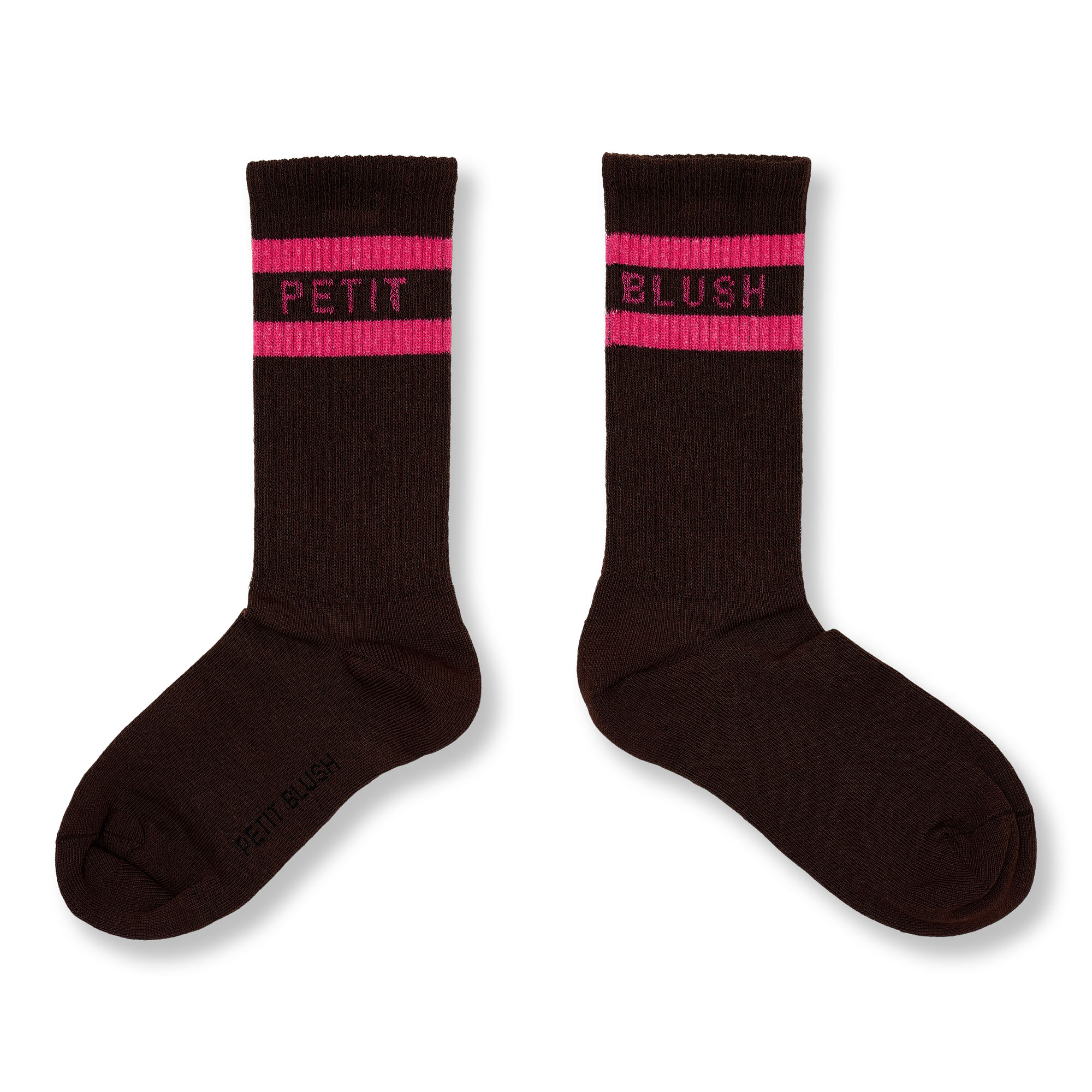 Petit Blush - Sport Socks Brown/Pink