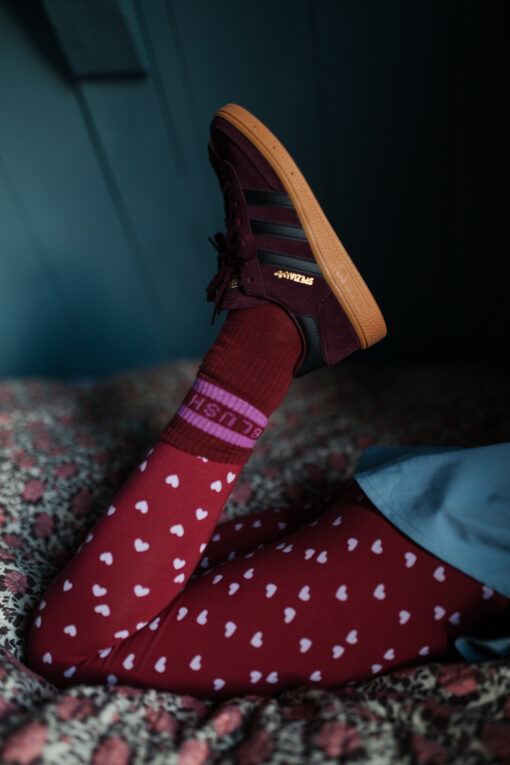 Petit Blush - Sport Socks Brown/Pink – Bild 2