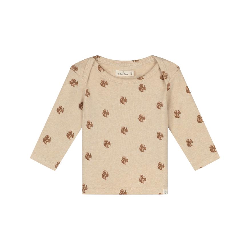 A Tiny Story - Baby Longsleeve Beige Melange