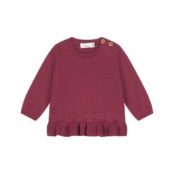 A Tiny Story - Baby Pullover Dark red