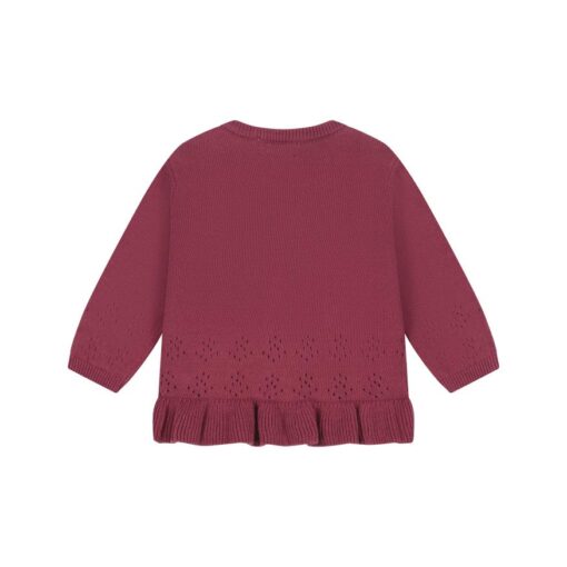 A Tiny Story - Baby Pullover Dark red – Bild 2