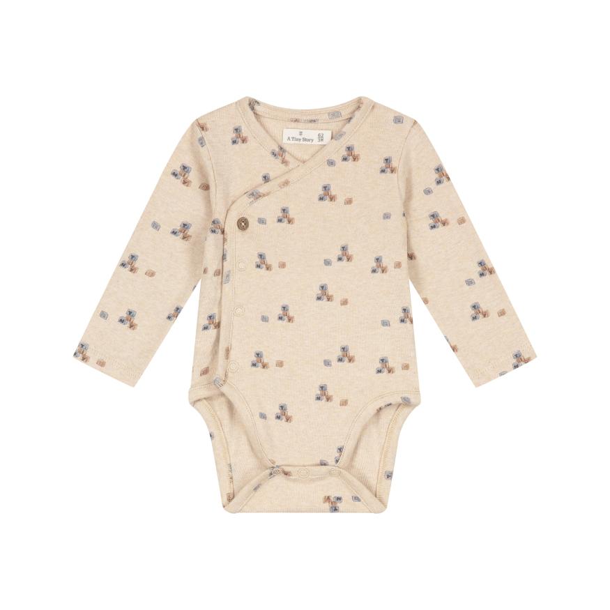 A Tiny Story - Baby Romper Beige melange