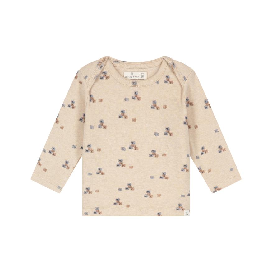 A Tiny Story - baby longsleeve Beige melange