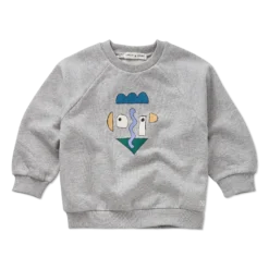 Sproet & Sprout - Sweatshirt raglan Self potrait grey