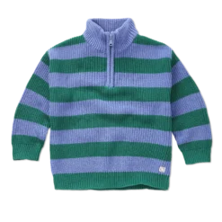 Sproet & Sprout - Sweater stripes mock up zip