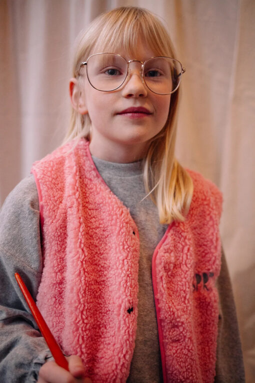 Sproet & Sprout - Loose teddy gilet Bloom – Bild 2