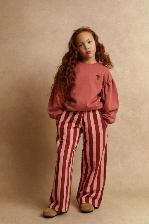 Sproet & Sprout - Girls loose pants garnet – Bild 2