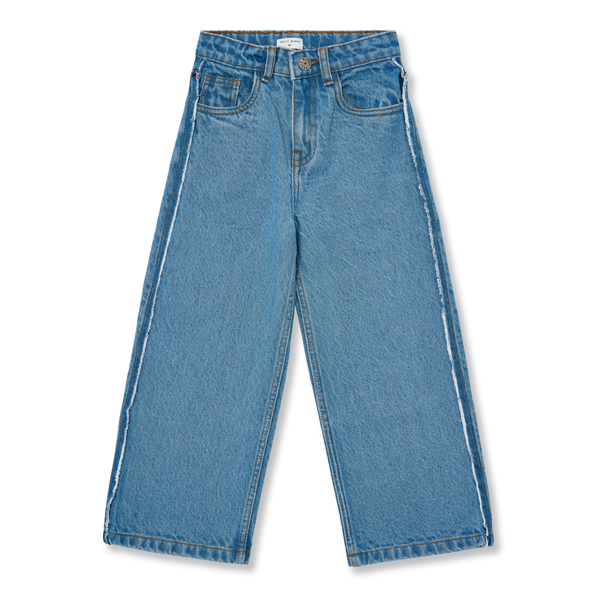 Petit Blush - Wide leg Jeans Mid Blue