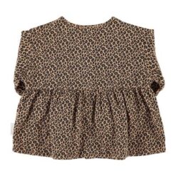 Alternative view of Piupiuchick - Blouse brown animal print