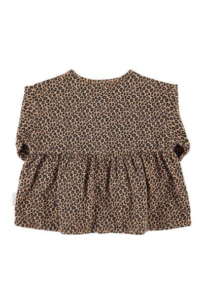 Piupiuchick - Blouse brown animal print – Bild 2