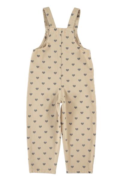 Piupiuchick - Dungarees beige black hearts – Bild 2