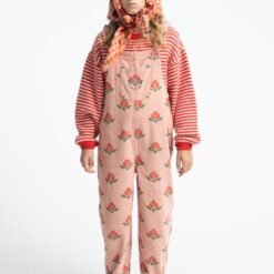 Piupiuchick - Dungarees pink big flowers – Bild 3