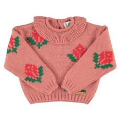 Piupiuchick - Jacquard sweater flowers