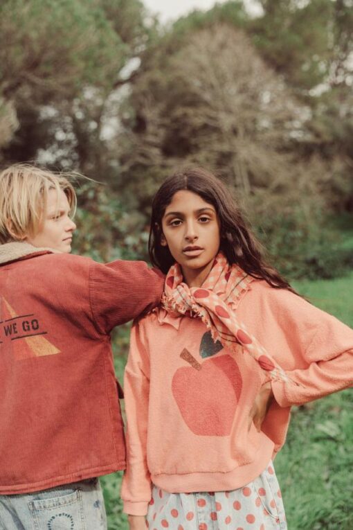 Piupiuchick - Sweatshirt pink apple – Bild 3