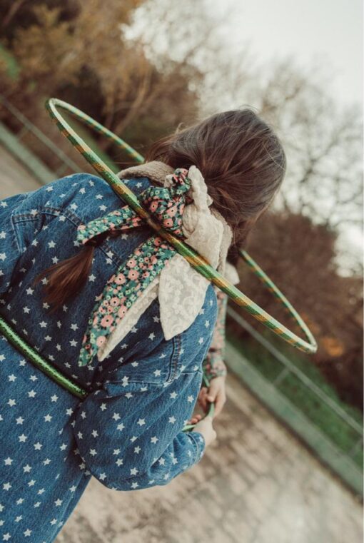 Piupiuchick - scrunchie green flowers – Bild 2