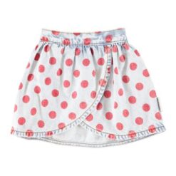 Piupiuchick - Short skirt denim red dots