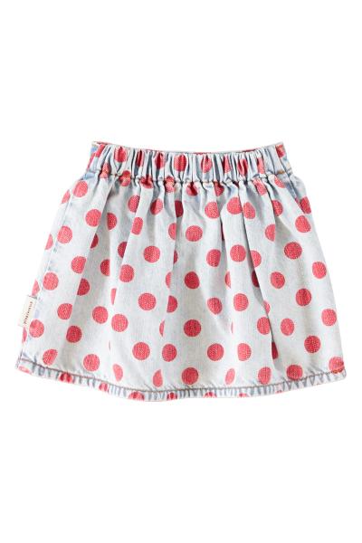 Piupiuchick - Short skirt denim red dots – Bild 2