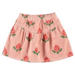 Piupiuchick - Short skirt pink big flowers