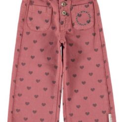 Piupiuchick - Flare trousers black hearts