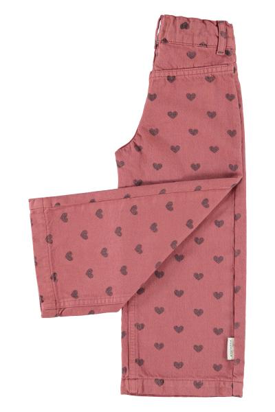 Piupiuchick - Flare trousers black hearts – Bild 3