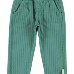 Piupiuchick - Trousers green black stripes