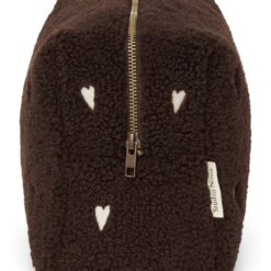 Studio Noos - Teddy Toiletry Bag Chocolate Hearts – Bild 3