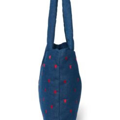 Studio Noos - Teddy Mom Bag Dark Blue Red Hearts – Bild 2