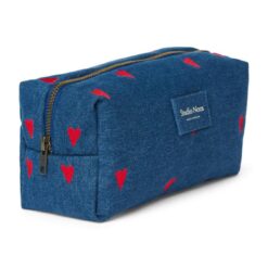 Studio Noos - Teddy Pouch Dark Blue Red Hearts – Bild 3