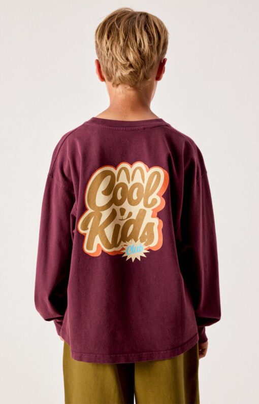 American Vintage - T-Shirt Fizvalley Aubergine – Bild 4