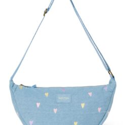 Studio Noos - Denim Adult Fanny Pack Light Blue Hearts