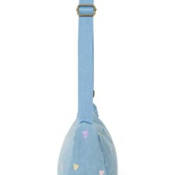Studio Noos - Denim Adult Fanny Pack Light Blue Hearts – Bild 3