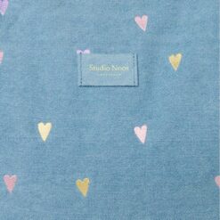 Studio Noos - Denim Mom Bag Light Blue Hearts – Bild 4
