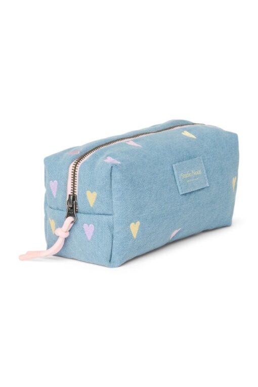 Studio Noos - Teddy Pouch Light Blue Hearts – Bild 2