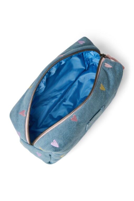 Studio Noos - Teddy Pouch Light Blue Hearts – Bild 3