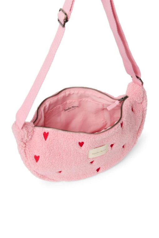 Studio Noos - Teddy Adult Fanny Pack Hearts Light Pink – Bild 3