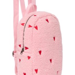 Studio Noos - Teddy Mini Backpack Hearts Light Pink – Bild 4