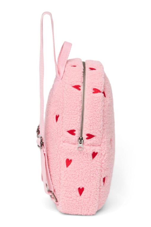 Studio Noos - Teddy Mini Backpack Hearts Light Pink – Bild 3