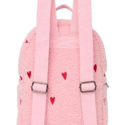 Alternative view of Studio Noos - Teddy Mini Backpack Hearts Light Pink