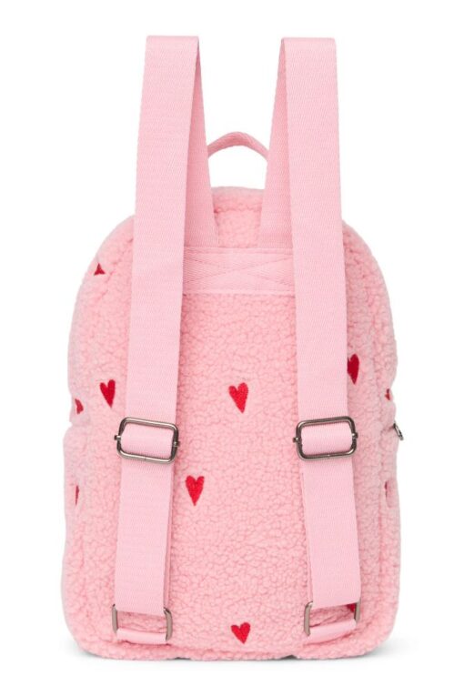 Studio Noos - Teddy Mini Backpack Hearts Light Pink – Bild 2