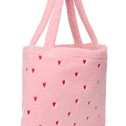 Alternative view of Studio Noos - Teddy Mom Bag Hearts Light Pink