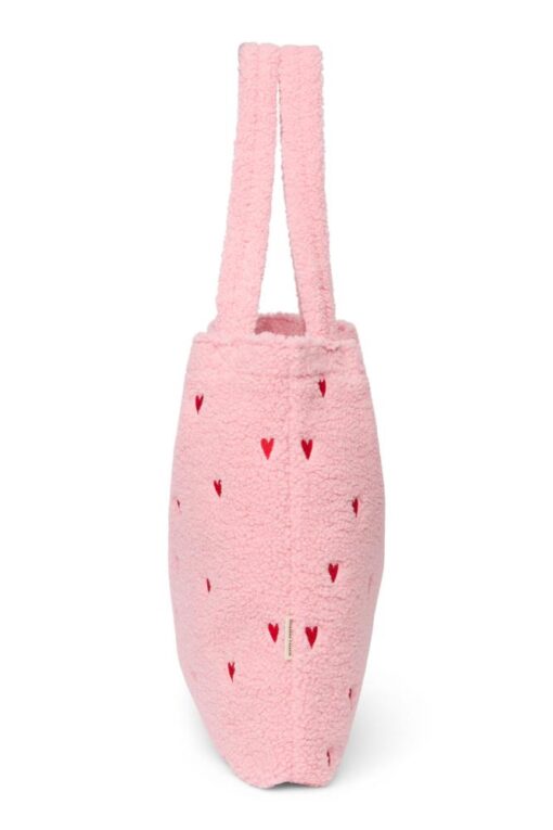 Studio Noos - Teddy Mom Bag Hearts Light Pink – Bild 3