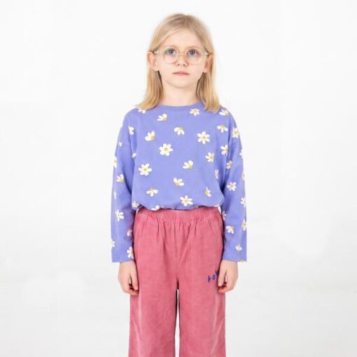 Lötie Kids - Daisies all over Lavender T-Shirt – Bild 2