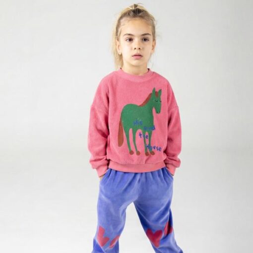Lötie Kids - Me and the Horse Teddy Sweatshirt – Bild 2