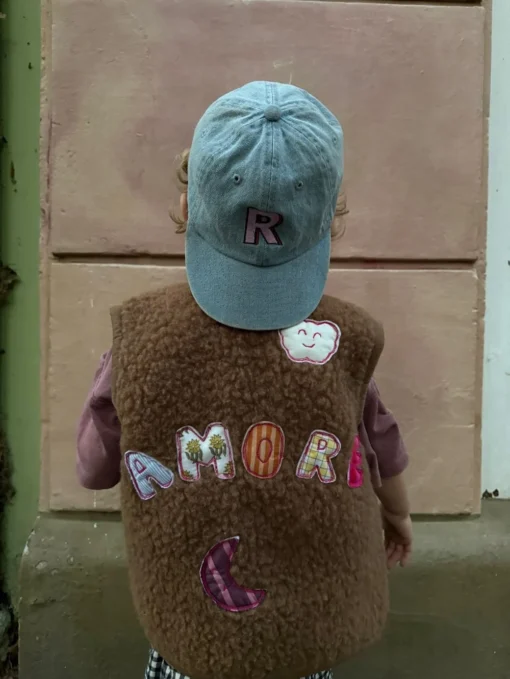 Wollbebi - AMORE Wollweste Kids Kastanie – Bild 3