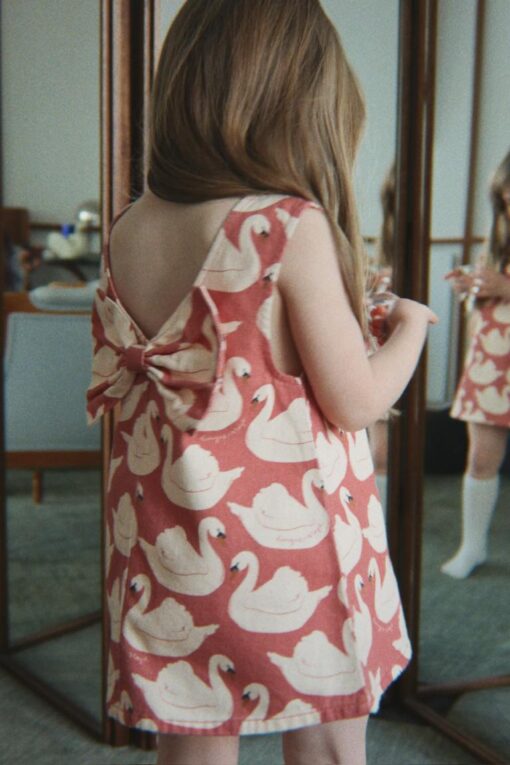 Konges Slojd – Magot Dress Swan Rose – Bild 4