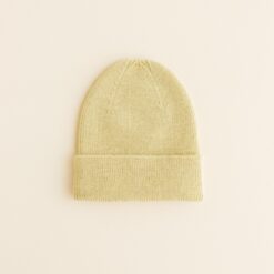Hvid - Beanie Fonzie NEWBORN Light Yellow