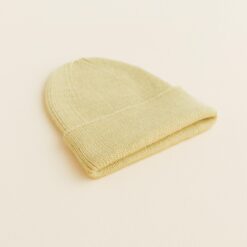 Hvid - Beanie Fonzie NEWBORN Light Yellow – Bild 3