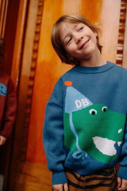 Daily Brat - Daffy Dino Knitted Sweater – Bild 2