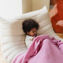 Hvid -  Blanket Gaston Cotton candy – Bild 3